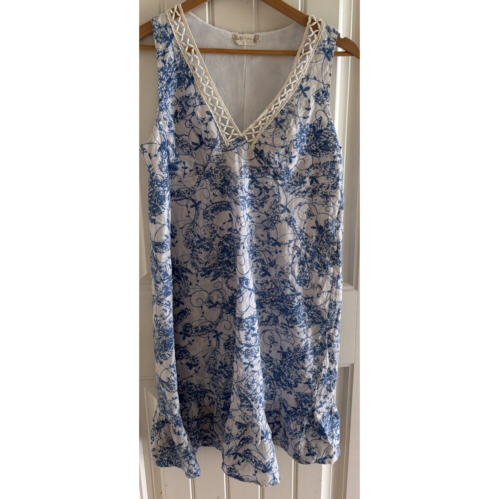 ALTAR'D STATE Women's Size S Dress Lined Sleeveless Cottage core Ruffle Lace